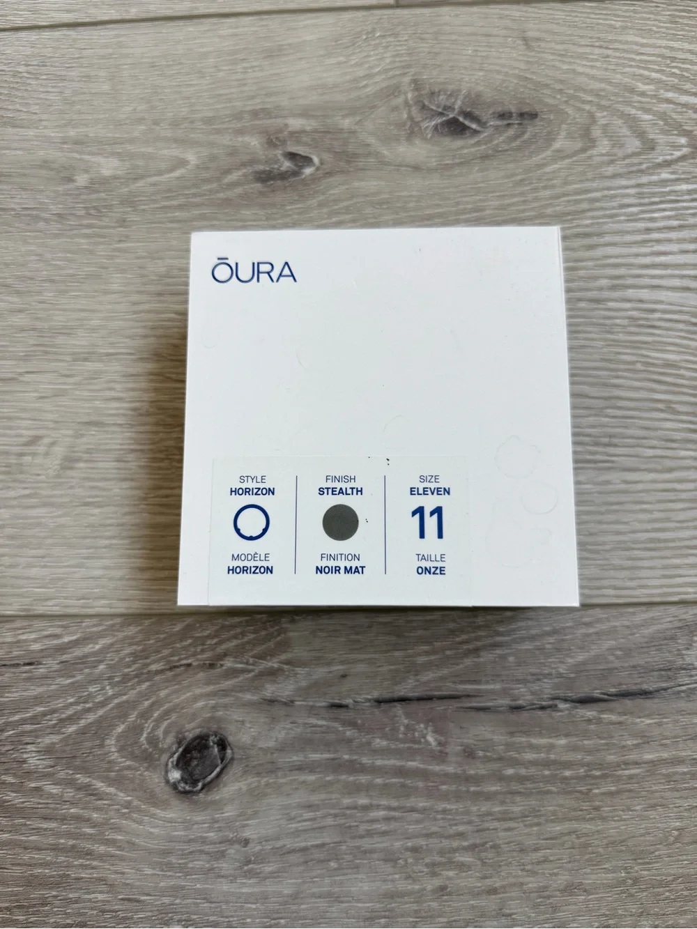 OURA Ring Gen3 Horizon - Black, Size 11
